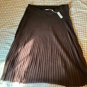 Max Studio Brown Sweater Knit Skirt (Size XL)